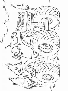 Monster Truck coloring page 11 - Free printable