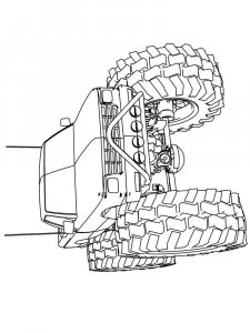 Monster Truck coloring page 12 - Free printable