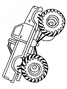 Monster Truck coloring page 13 - Free printable