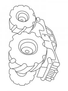 Monster Truck coloring page 14 - Free printable