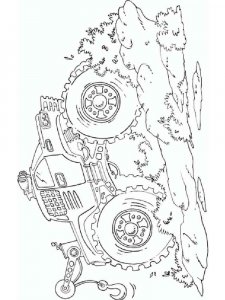 Monster Truck coloring page 18 - Free printable