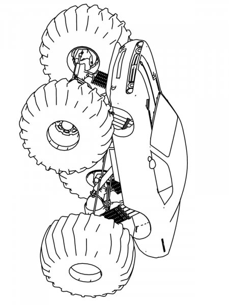 Monster Truck coloring pages