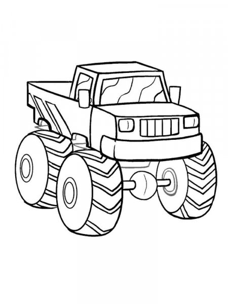 Monster Truck coloring pages