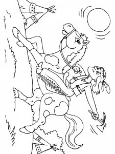 Native American coloring page 24 - Free printable