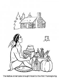 Native American coloring page 55 - Free printable