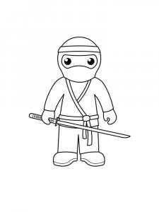 Ninja coloring page 14 - Free printable