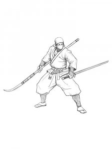 Ninja coloring page 17 - Free printable
