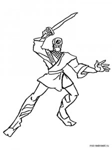 Ninja coloring pages