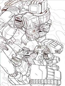 Optimus Prime coloring page 27 - Free printable