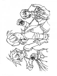 Pegasus Beyblade coloring page 6 - Free printable
