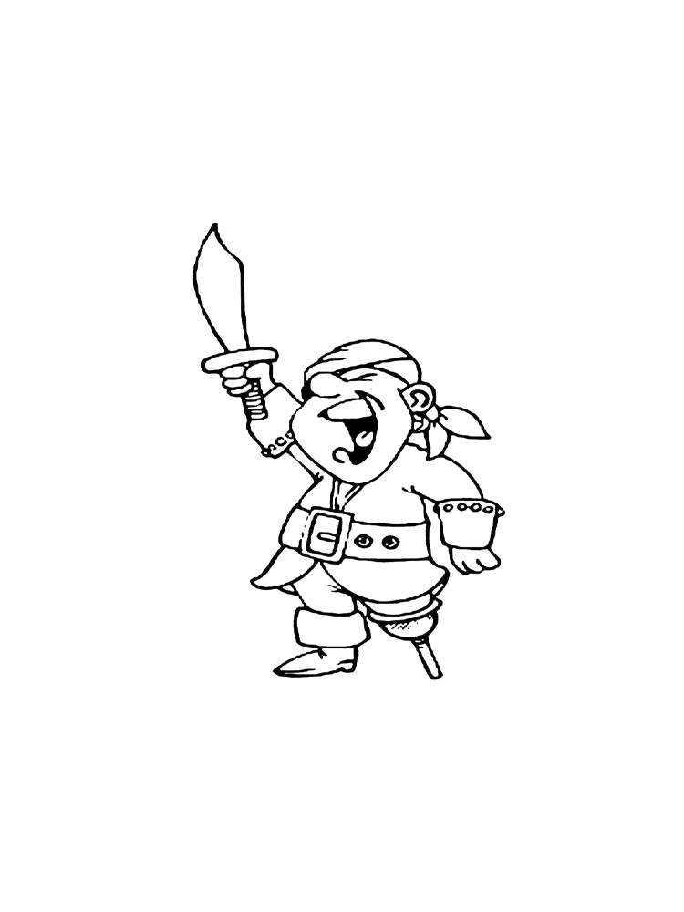 Printable Pirate Coloring Page Clip Art Library Vrogue Co