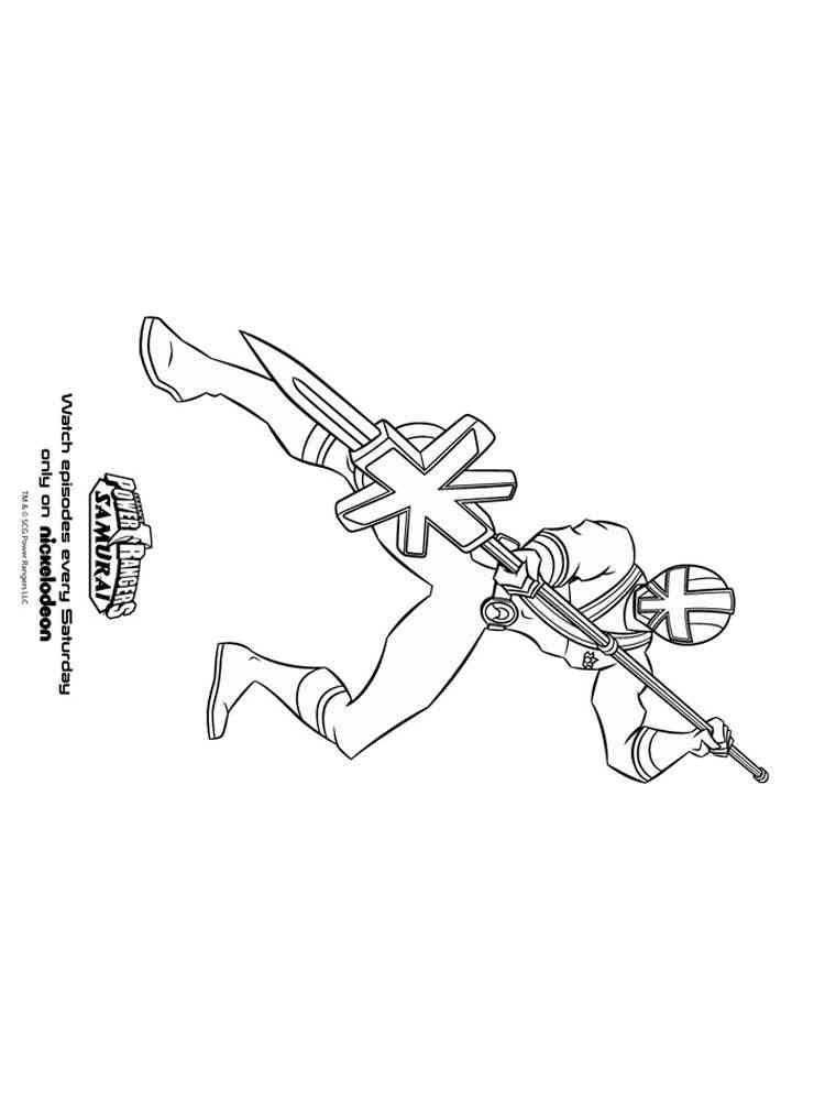 Power Rangers Samurai coloring pages Free Printable Power