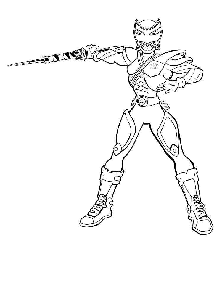 power rangers samurai coloring pages free printable power