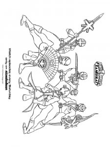 Power Rangers Samurai coloring page 9 - Free printable