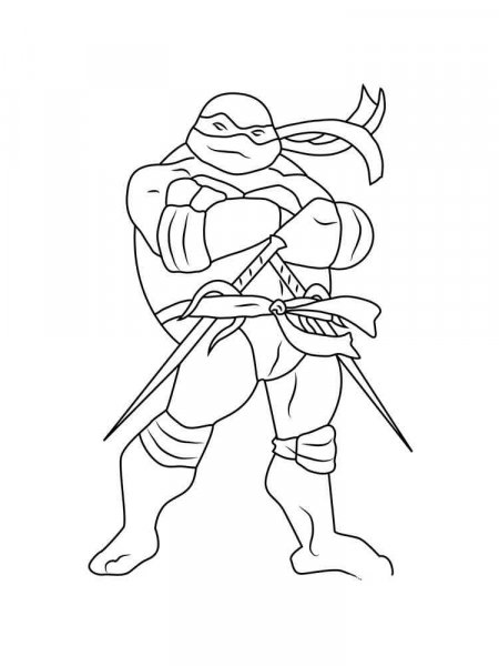 Raphael ninja turtles coloring pages