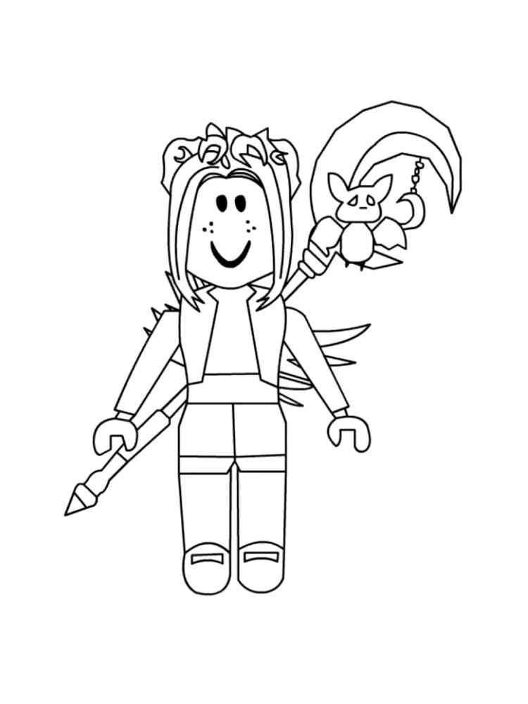 97 Collection Roblox Coloring Pages Girl Cute Best