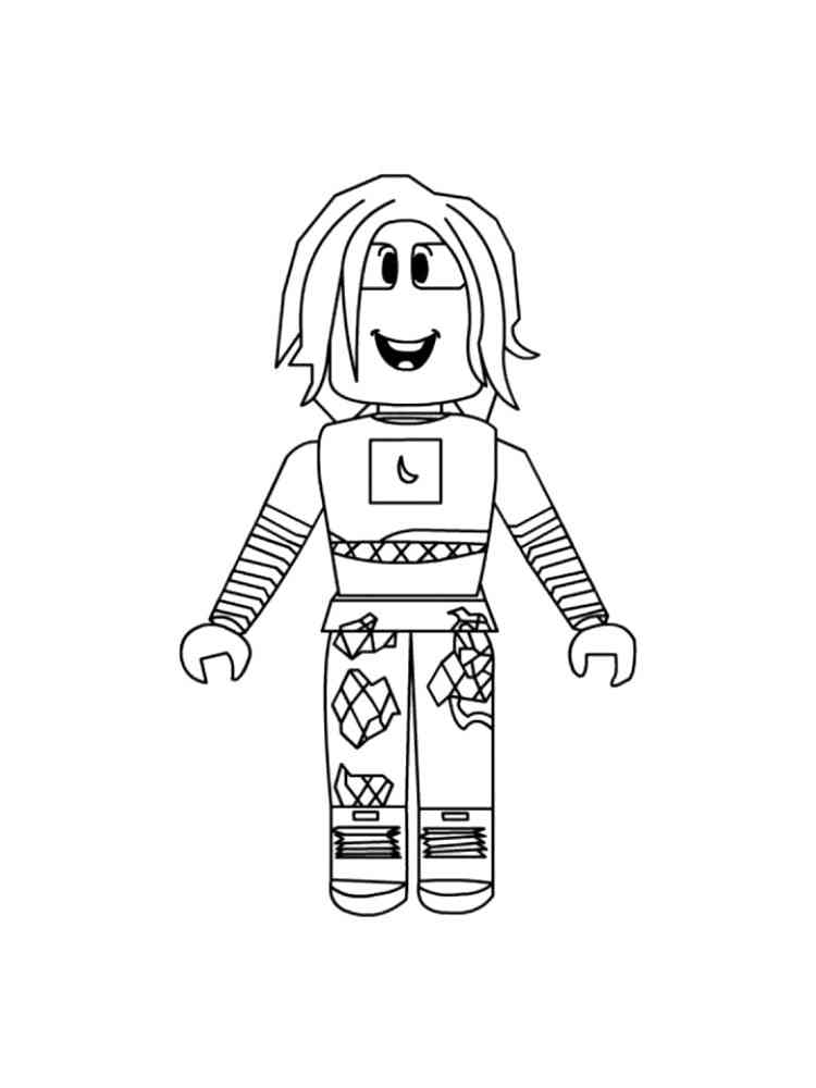 64 Cute Roblox Coloring Pages Latest Free - Coloring Pages Printable