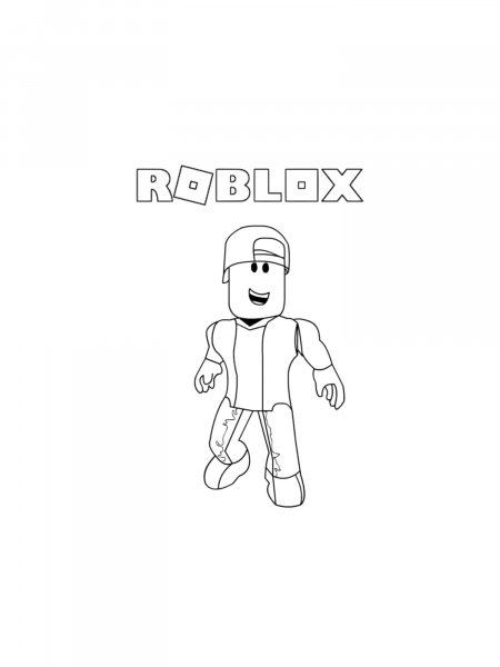 Roblox coloring pages