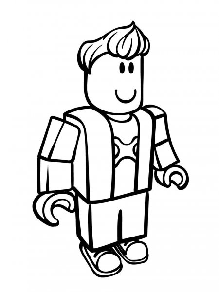 Roblox coloring pages