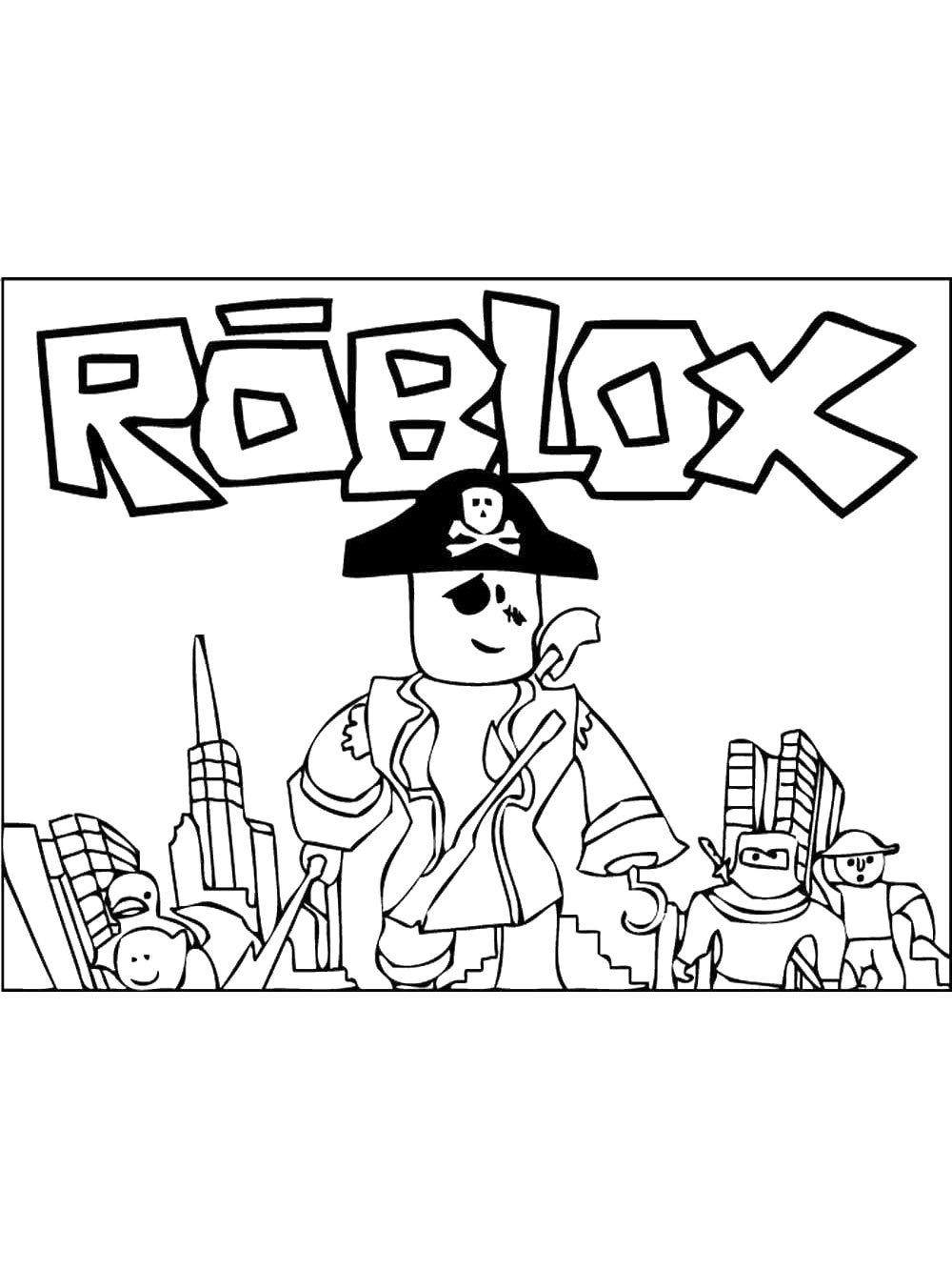 Roblox Coloring Pages Free Printable Roblox Coloring Pages - free printable roblox images