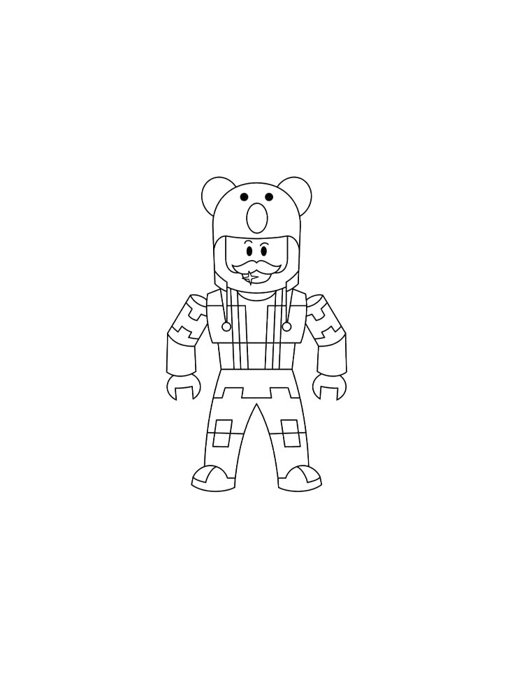 Roblox Coloring Pages Free Printable Roblox Coloring Pages - roblox knight coloring page