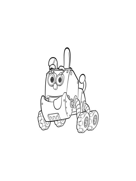 Robots coloring pages