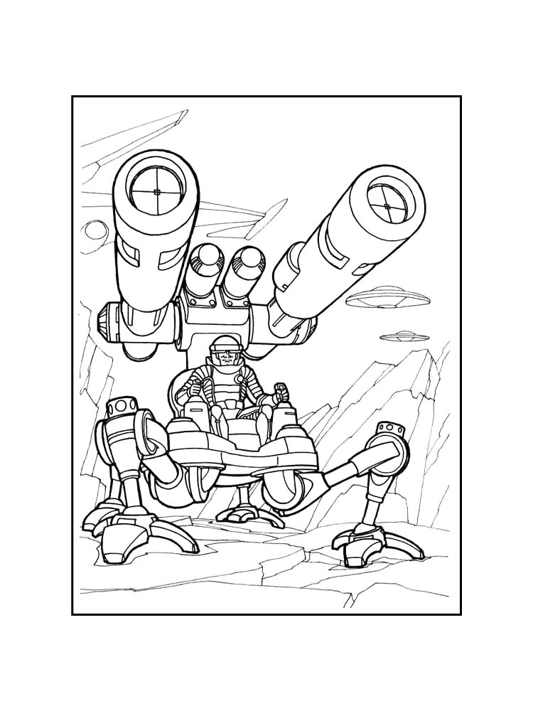 Coloring Page Robot - my coloring books pages