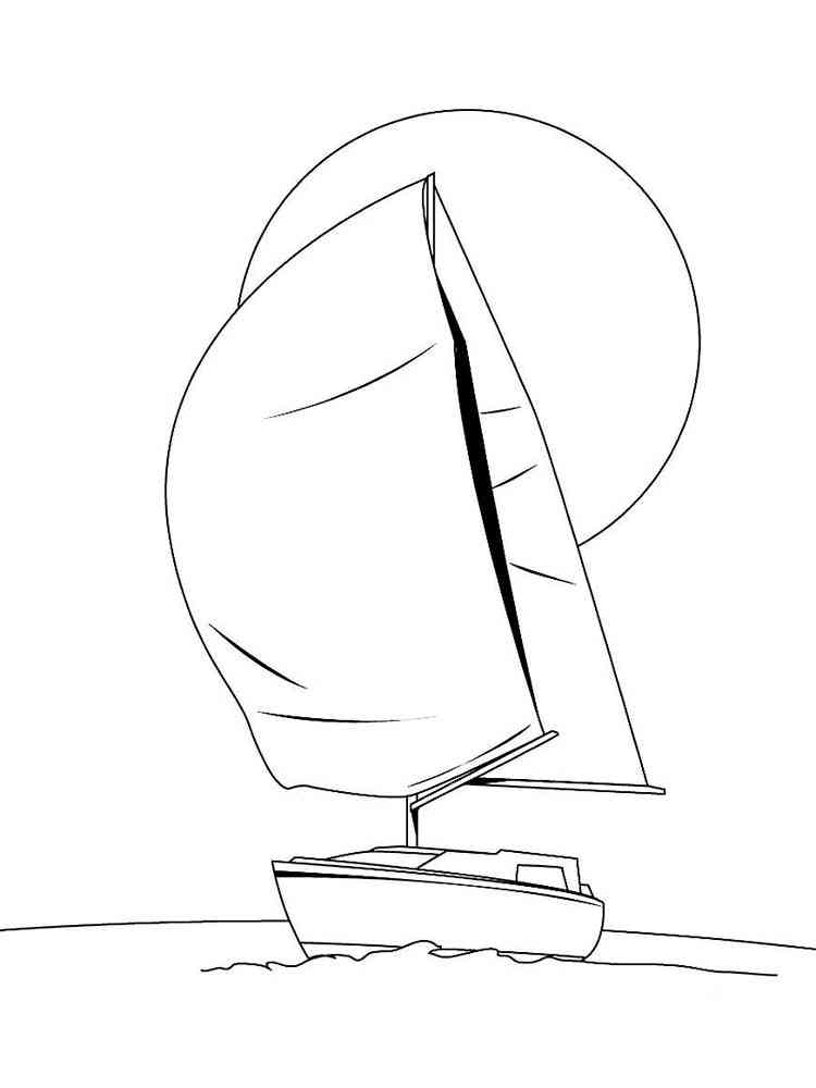 Sailboat coloring pages. Free Printable Sailboat coloring pages.