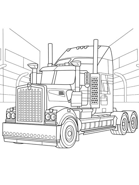 Truck coloring pages