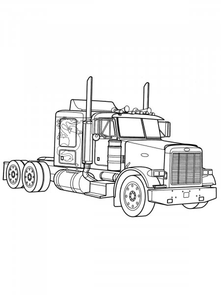 Truck coloring pages