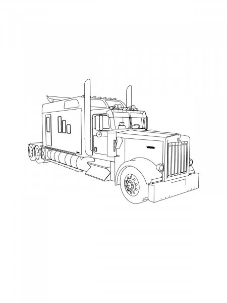 Truck coloring pages