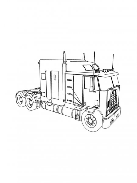 Truck coloring pages