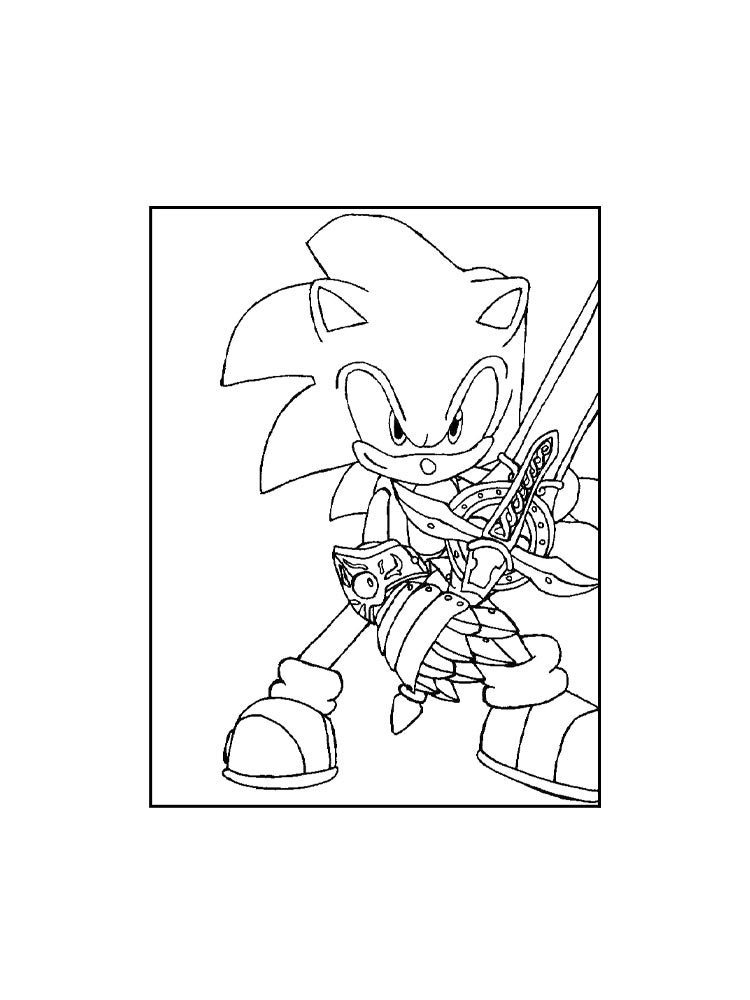 baby shadow the hedgehog coloring pages