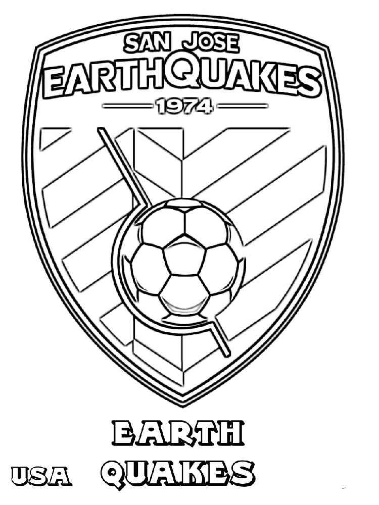 Soccer Logos coloring pages. Free Printable Soccer Logos