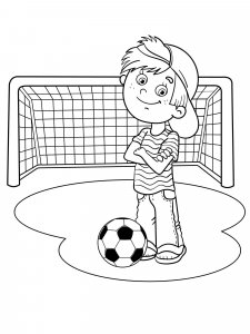 Soccer Player coloring page 43 - Free printable