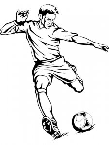 Soccer Player coloring page 45 - Free printable