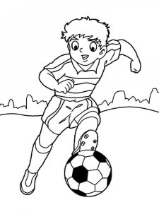 Soccer Player coloring page 48 - Free printable