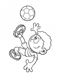 Soccer Player coloring page 49 - Free printable