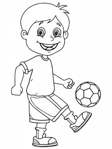 Soccer Player coloring page 51 - Free printable