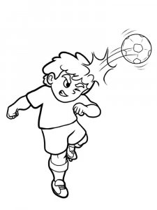 Soccer Player coloring page 52 - Free printable
