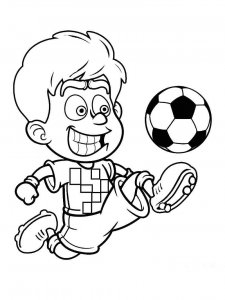 Soccer Player coloring page 35 - Free printable