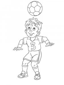 Soccer Player coloring page 55 - Free printable