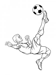 Soccer Player coloring page 57 - Free printable