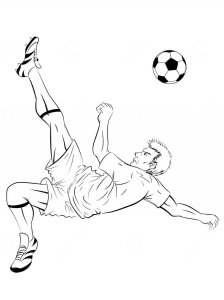Soccer Player coloring page 58 - Free printable