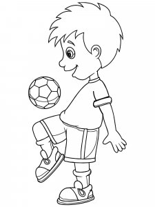 Soccer Player coloring page 37 - Free printable