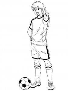 Soccer Player coloring page 40 - Free printable