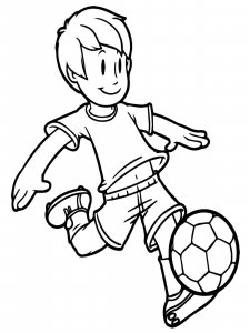 Soccer Player coloring page 41 - Free printable