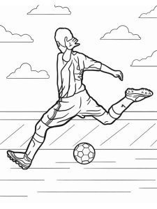 Soccer Player coloring page 29 - Free printable