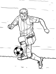 Soccer Player coloring page 31 - Free printable