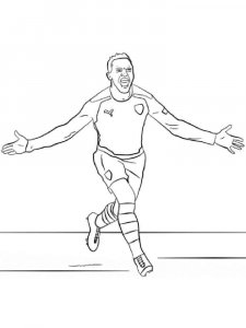 Soccer Player coloring page 10 - Free printable